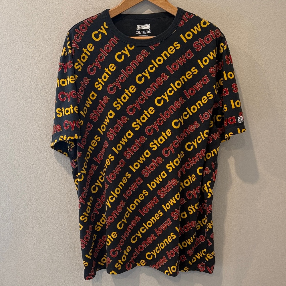 Iowa State Cyclones Black and Red T-Shirt XXL